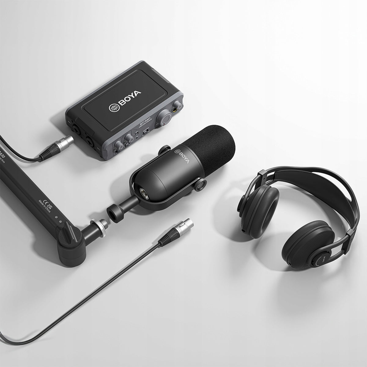 BOYA BY-DM500 XLR Cardioid Dynamic Microphone for Podcasts Manufacturer code BOYA