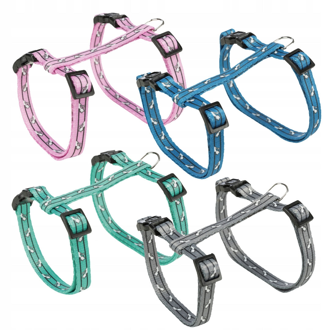 BRACES with Lanyard for Cat PRESSURE-FREE Adjustable TRIXIE Assorted Colors Packaging status original