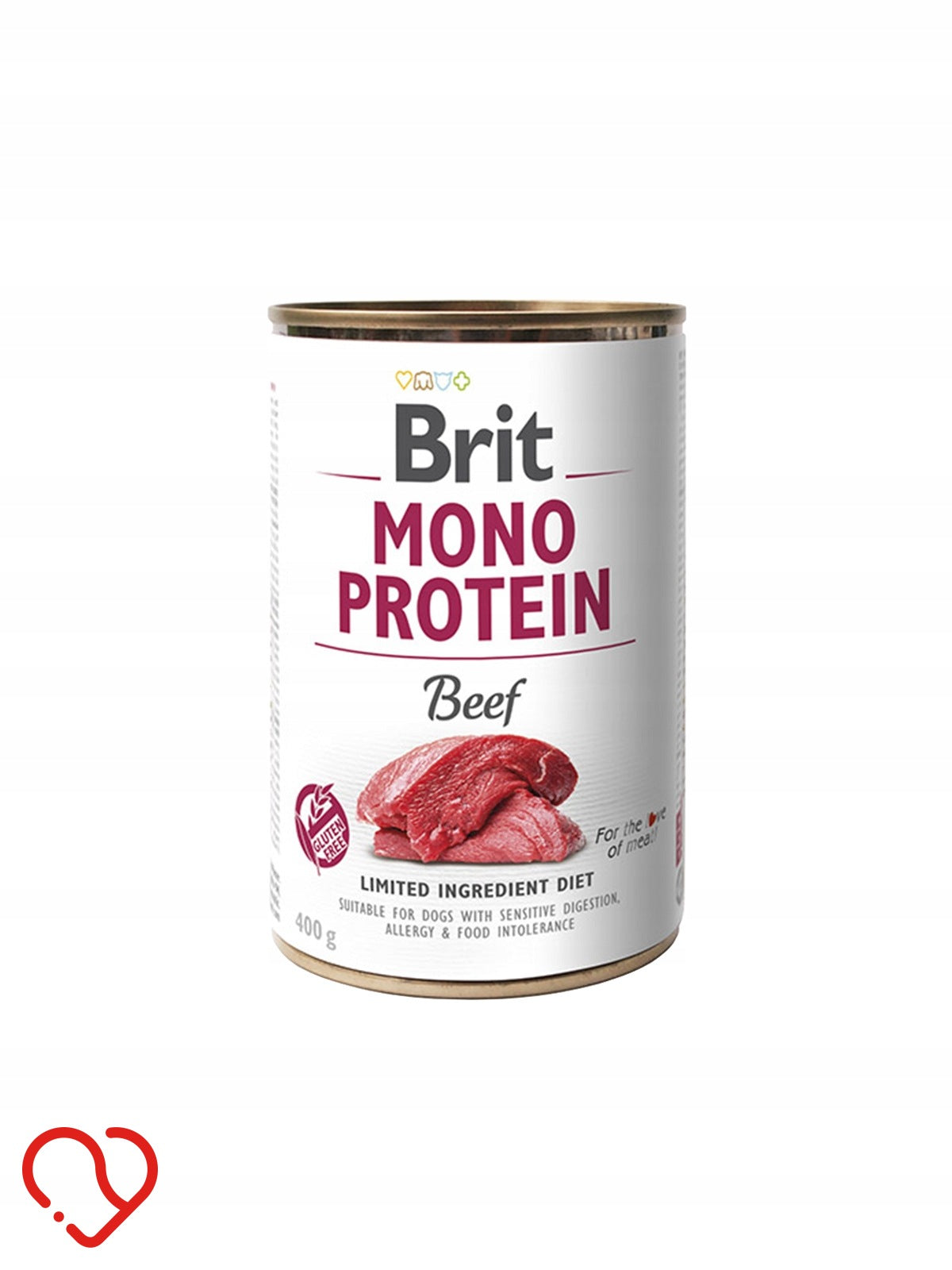 BRIT MONO PROTEIN BEEF CAN FOR DOG WITH BEEF 400G