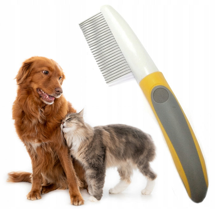 BRUSH CARDED COMB FOR CAT DOG HAIR