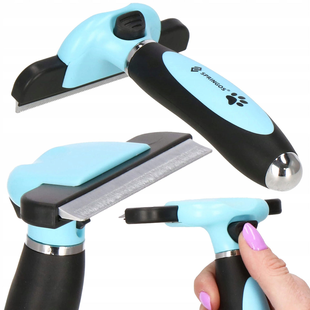 BRUSH COMB FOR COMBING HAIR REMOVAL FOR CAT DOG SELF-CLEANING