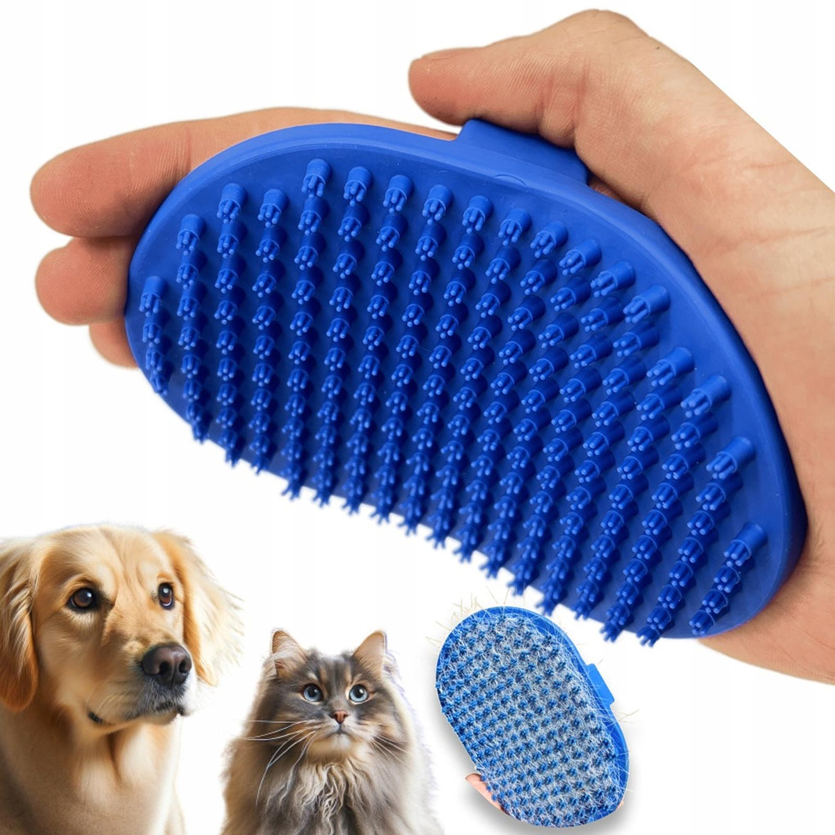 BRUSH FOR CLEANING AND CARING FOR DOG AND CAT HAIR
