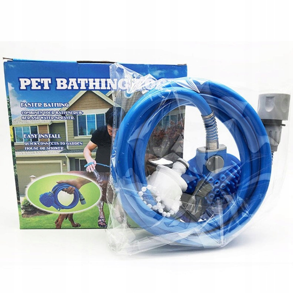 BRUSH WASHER HOSE FOR WASHING PET DOGS