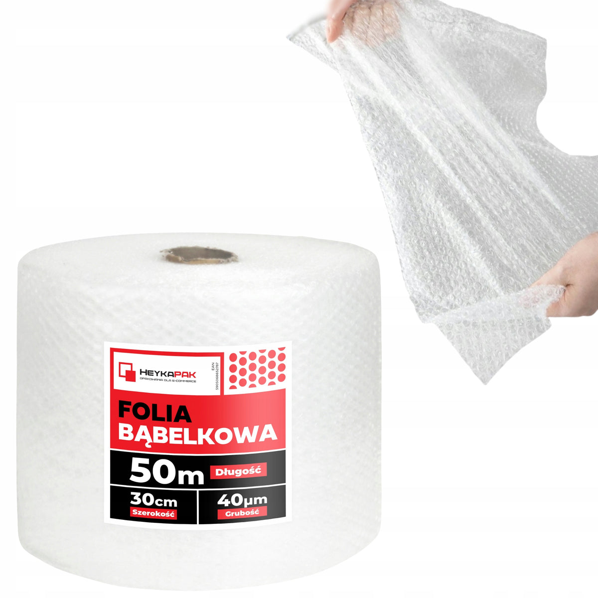 BUBBLE FILM 30cm for packing STRONG 50mb