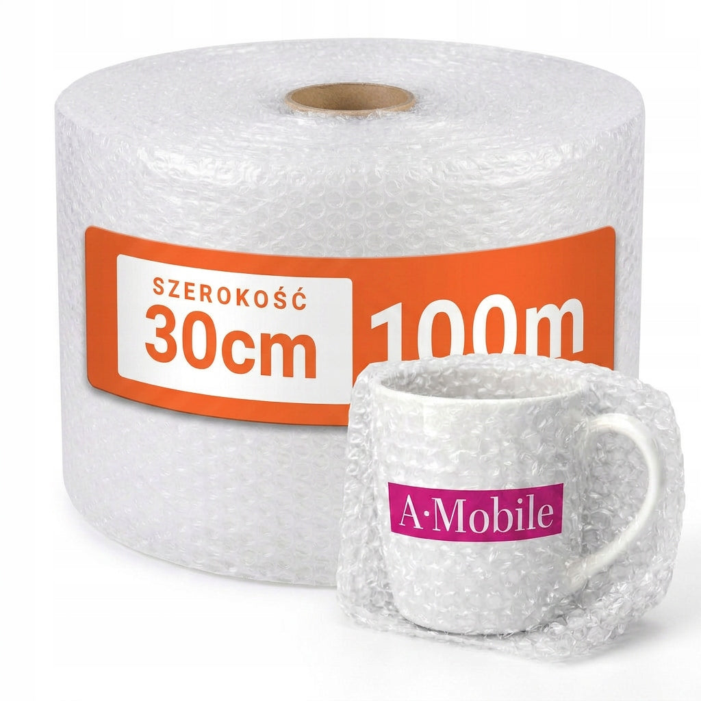 BUBBLE WRAP 30cm / 100m BUBBLE WIDTH PACKAGING PROTECTIVE LONG Packaging status original
