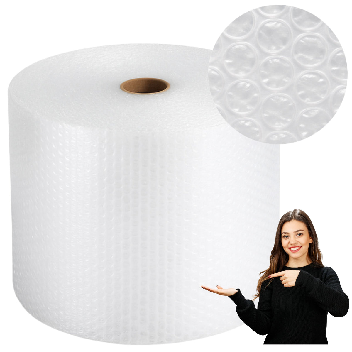 BUBBLE WRAP 50 cm PROTECTIVE STRONG THICK BUBBLES