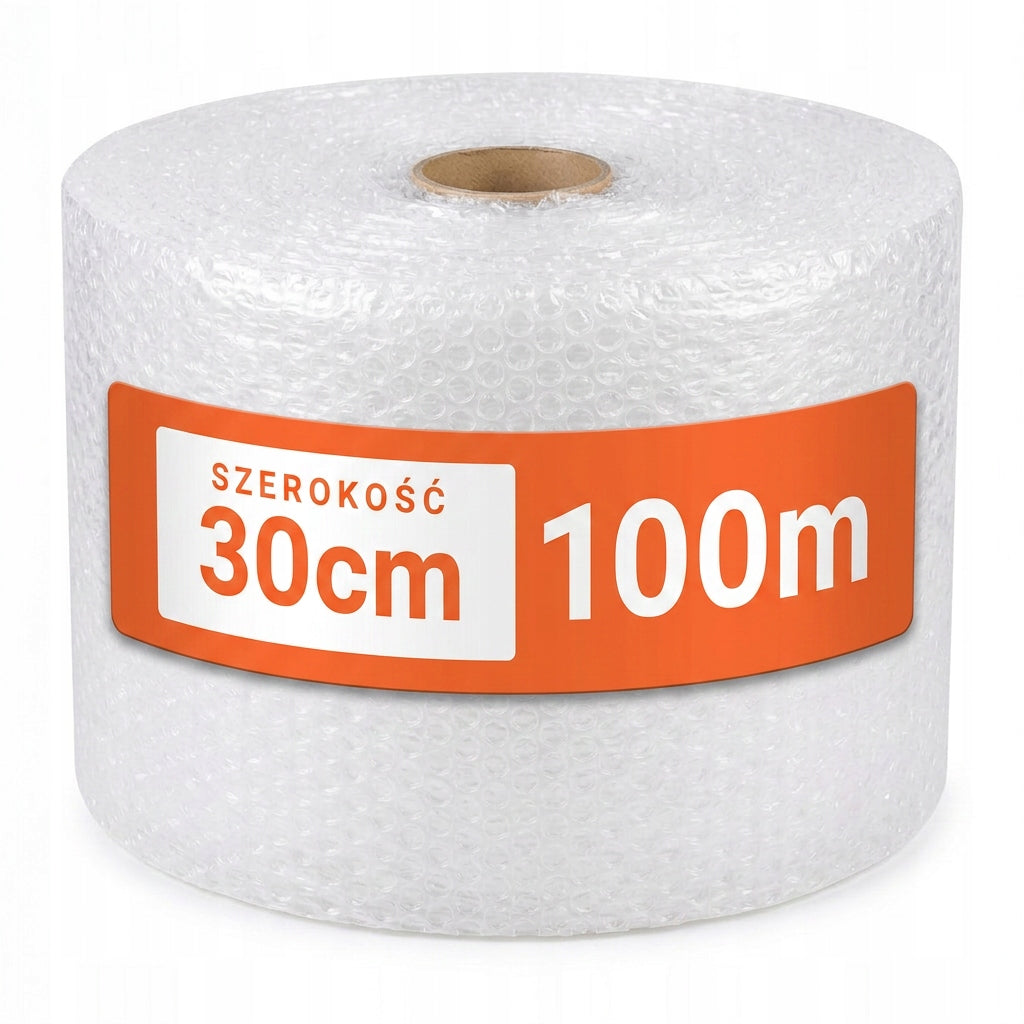 BUBBLE WRAP BUBBLE WIDTH 30cm PROTECTIVE LONG winding 100m Packaging status original