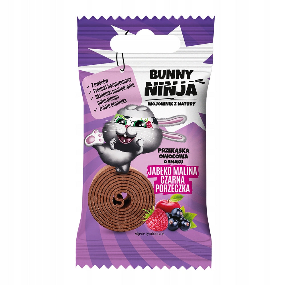 BUNNY NINJA snack apple raspberry currant 15g