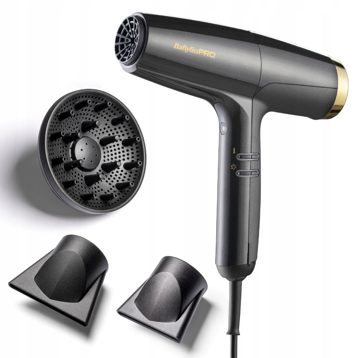 Babyliss Pro Falco Grafit 2000W hair dryer, ionization, cold air