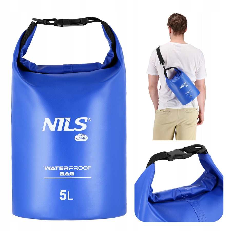 Backpack Bag Waterproof DRY BAG For Kayak Blue 5 L Packaging status original