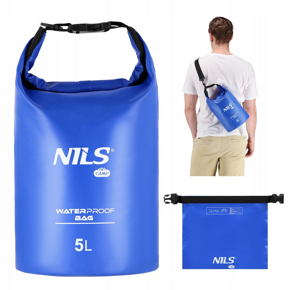 Backpack Bag Waterproof DRY BAG For Kayak Blue 5 L