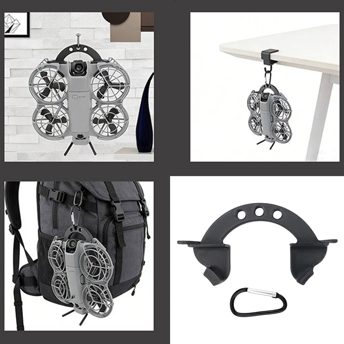 Backpack Clip Hook Compatible Supplies Simple Installation Drone