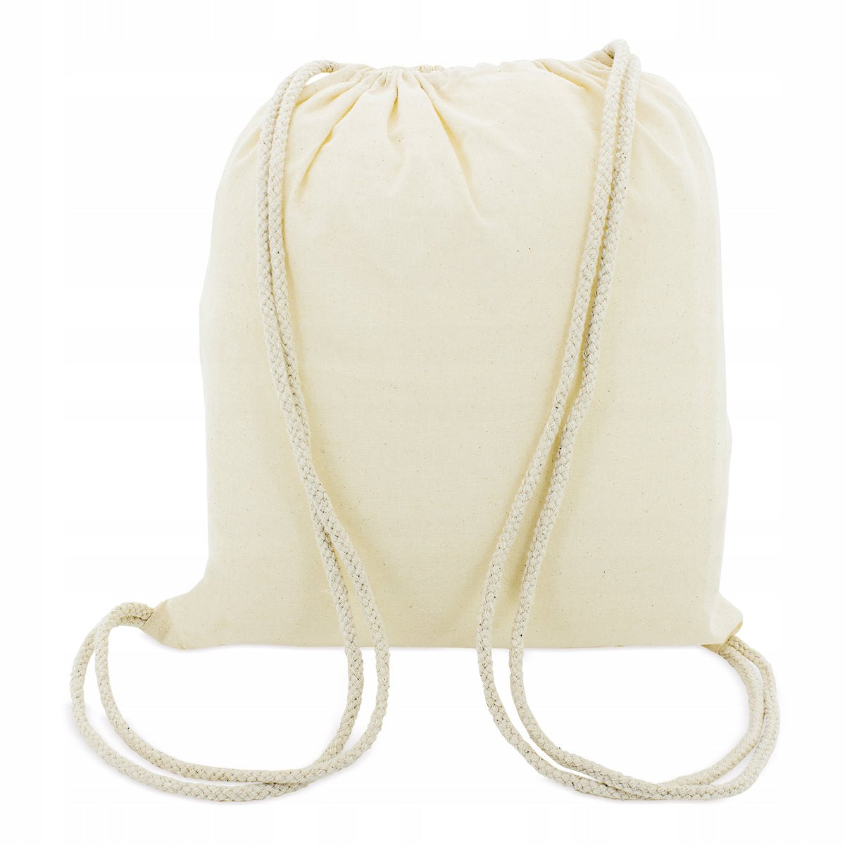 Bag backpack eco cotton ecru