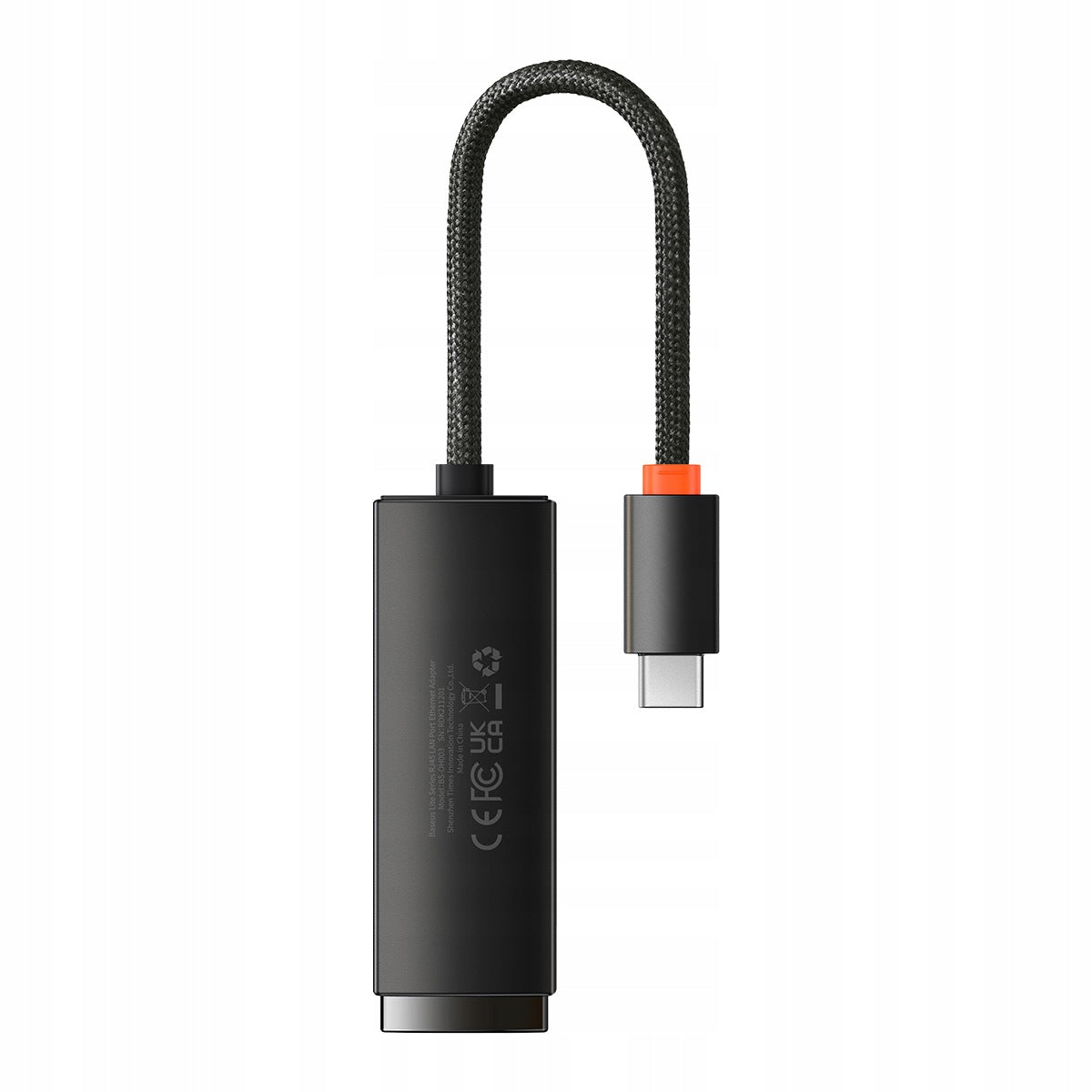 Baseus Lite External Network Adapter USB-C - RJ45 1Gbps 1000Mbps Manufacturer Baseus