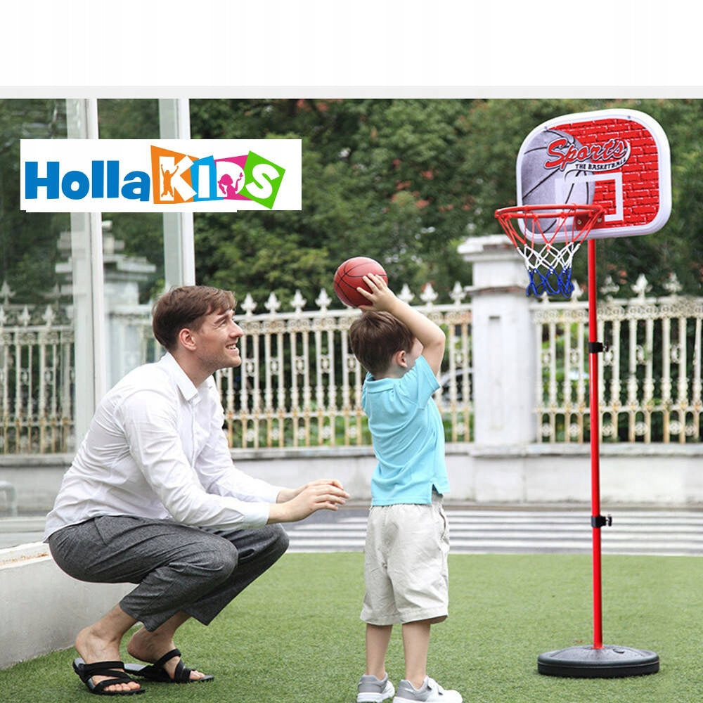 Basketball Set on Stand 90-160cm BALL Pump Adjustable Packaging status original