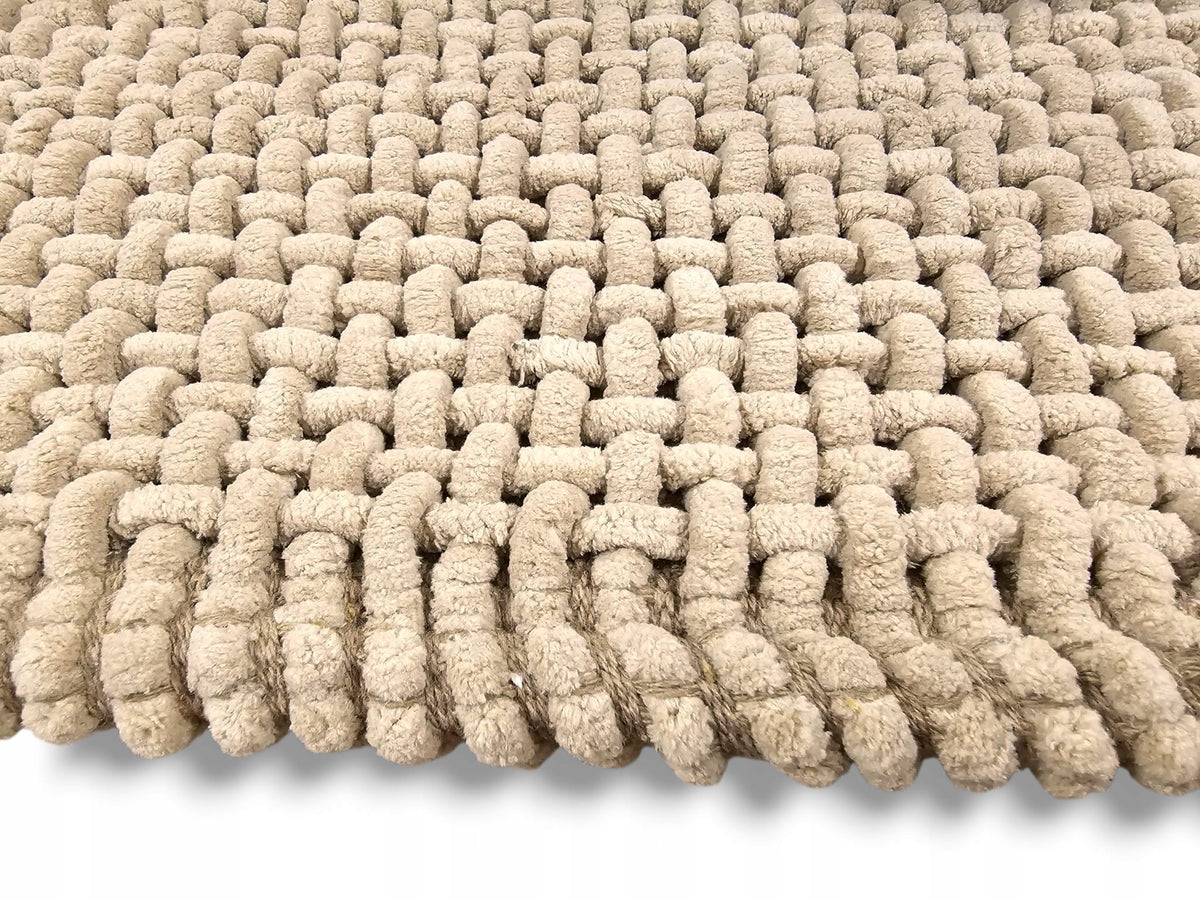 Bathroom Rug 40x60 Beige Rug for Bathroom Toilet Non-Slip Packaging status original