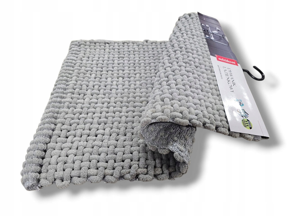Bathroom Rug 40x60 Grey Rug for Bathroom Toilet Non-Slip
