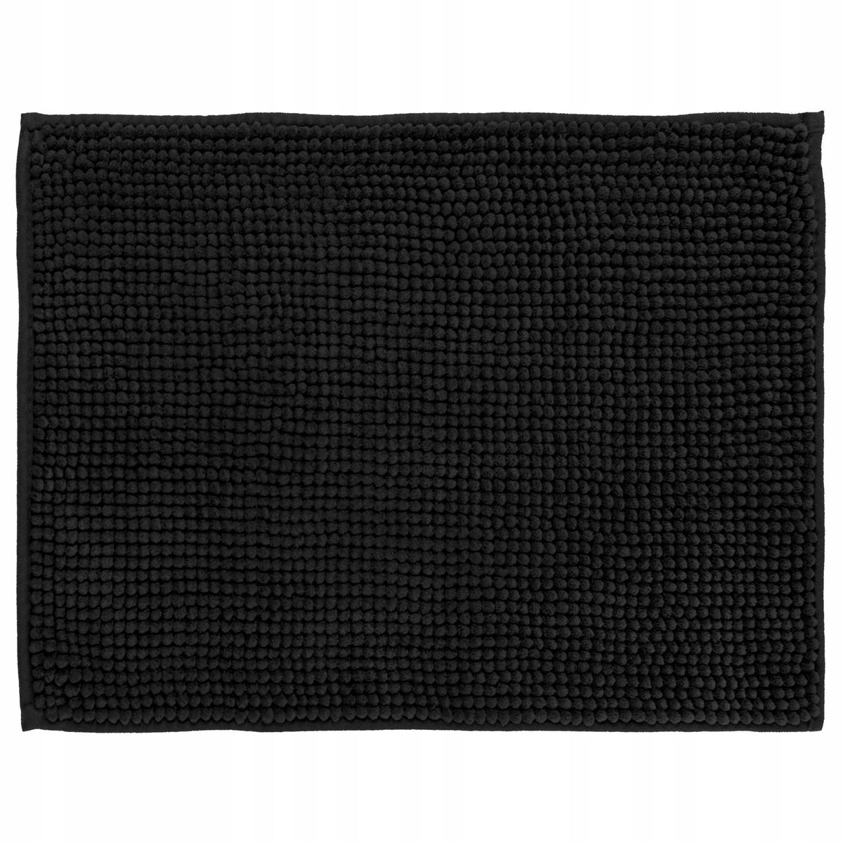 Bathroom Rug 50x80 Non-Slip Black Durable Soft Modern Packaging status original