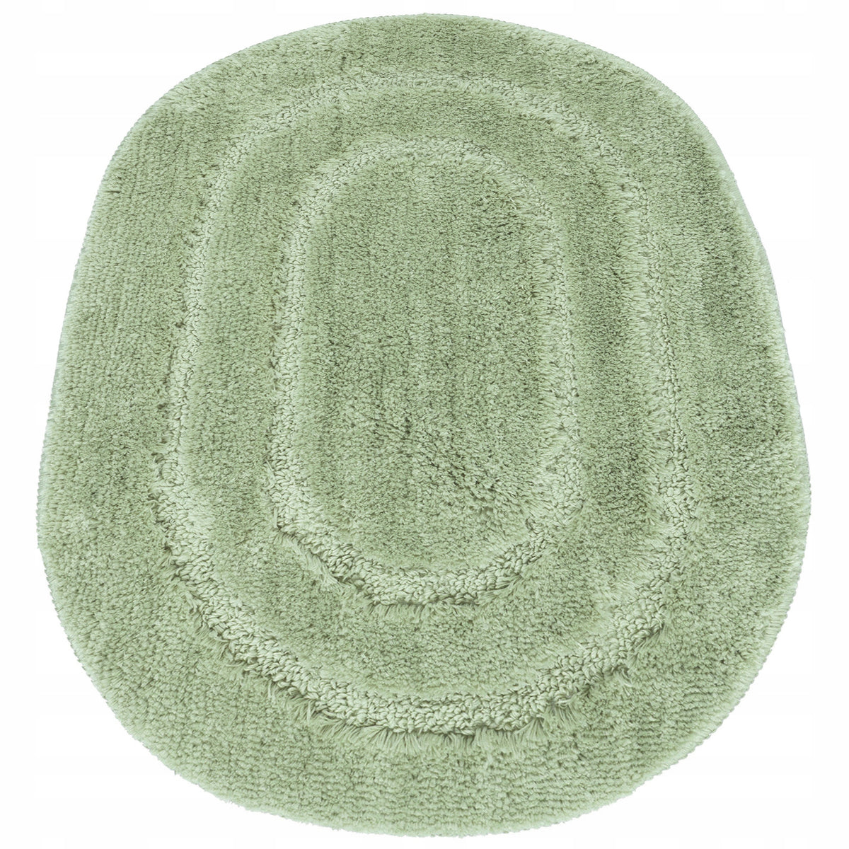Bathroom Rug Anti-Slip Absorbent Washable Fashionable Green Sage