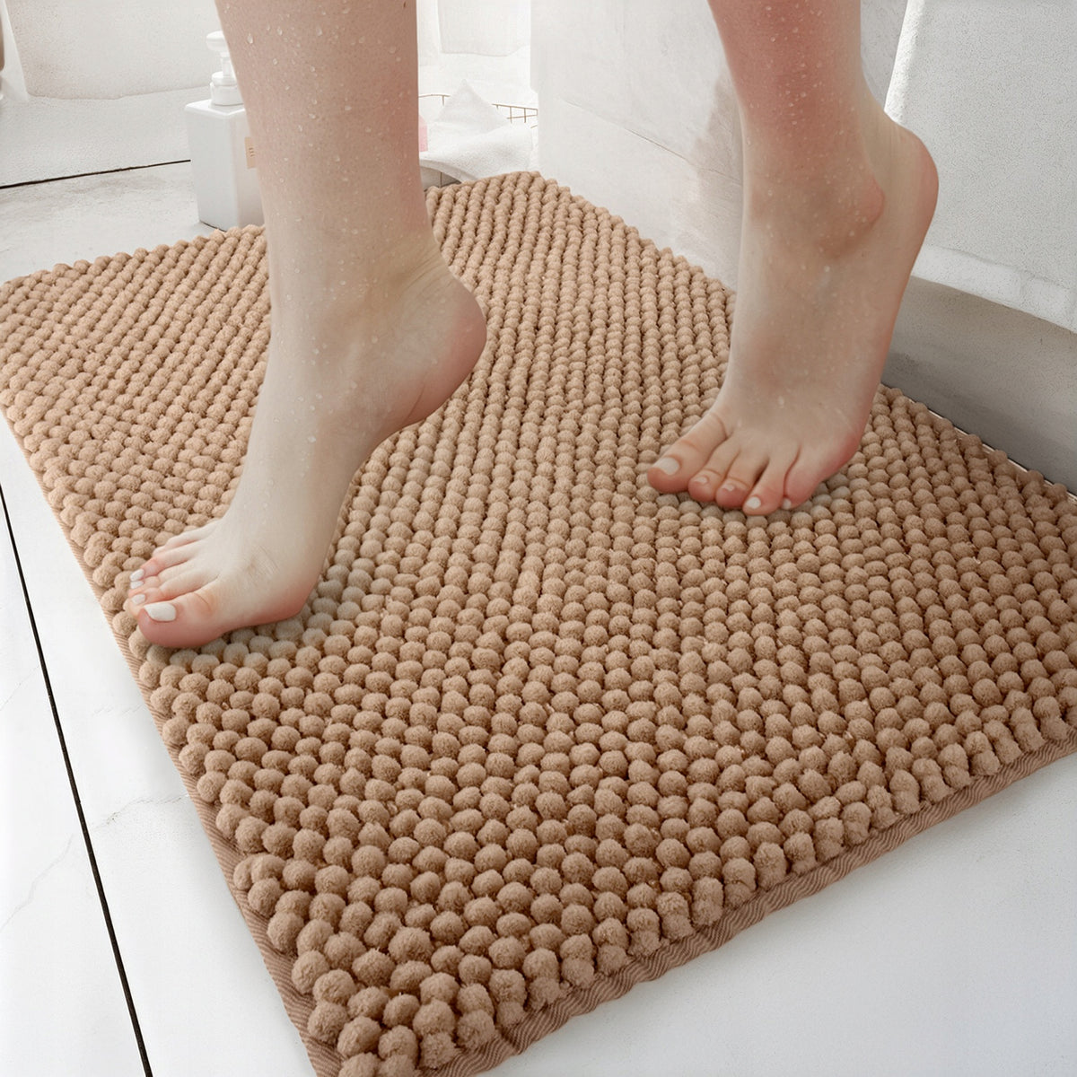Bathroom Rug Non-Slip Soft 50x80 DarianA Caramel Pineapple