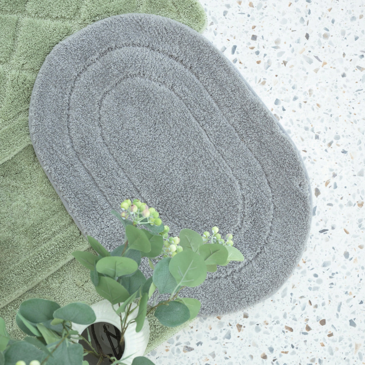 Bathroom Rug Soft Anti-Slip Laundry Set 2pcs 40x60cm Soft Packaging status original