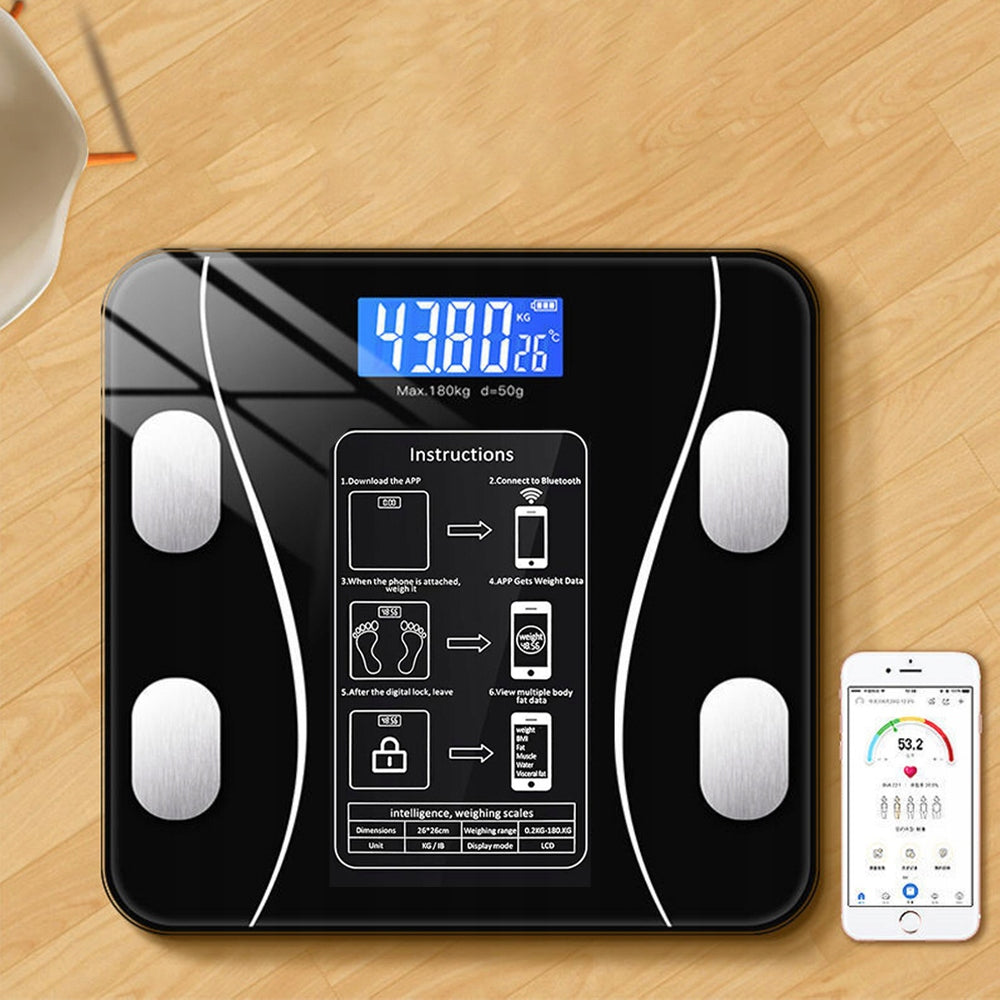 Bathroom Scale Analytical Sports 13 Parameters LCD Smart Language Packaging status original