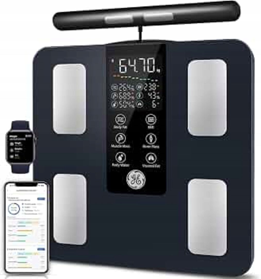 Bathroom Scale Digital BMI Large Screen 5,3" Smart GE Connected