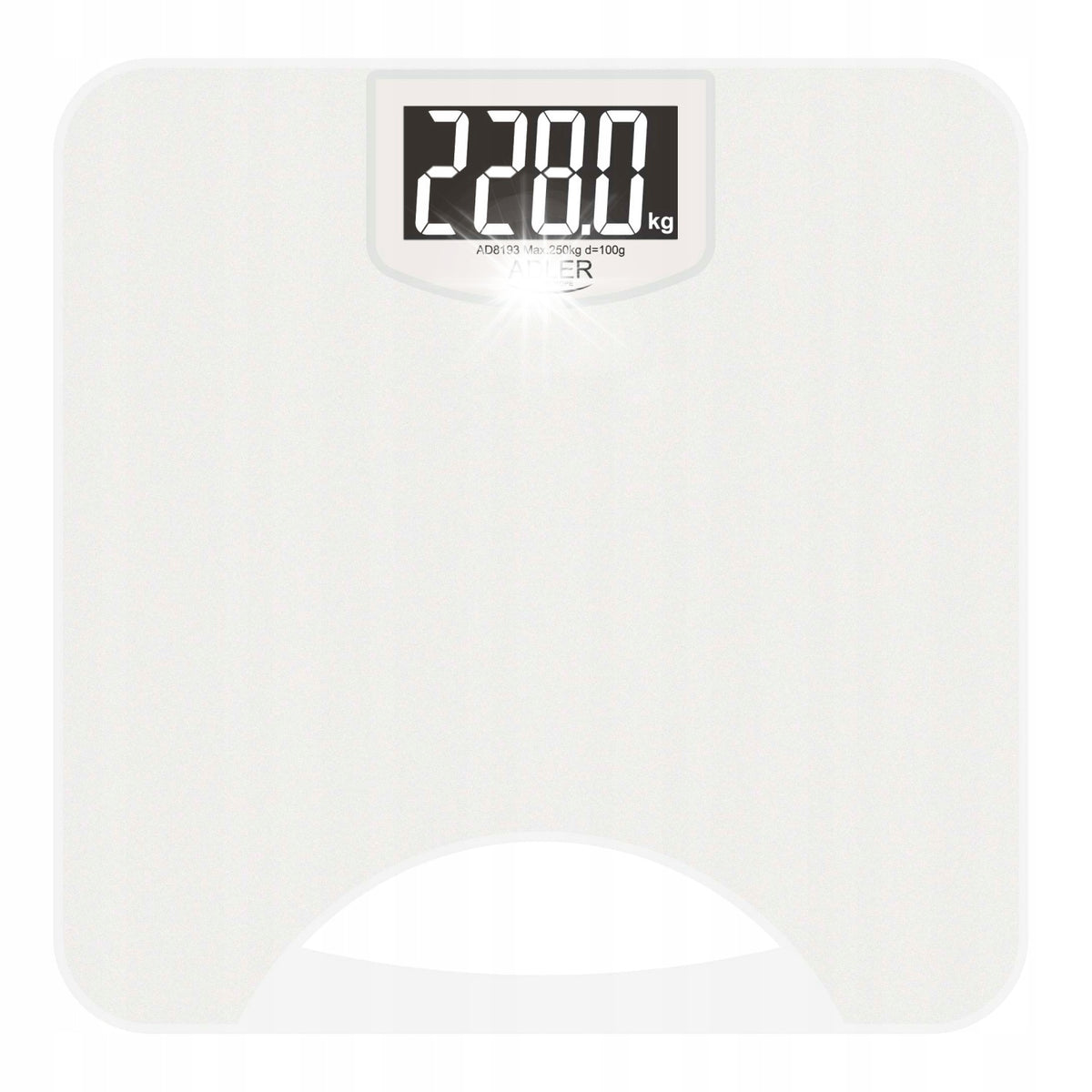 Bathroom Scale Electronic Display Carrying Handle AD8193w