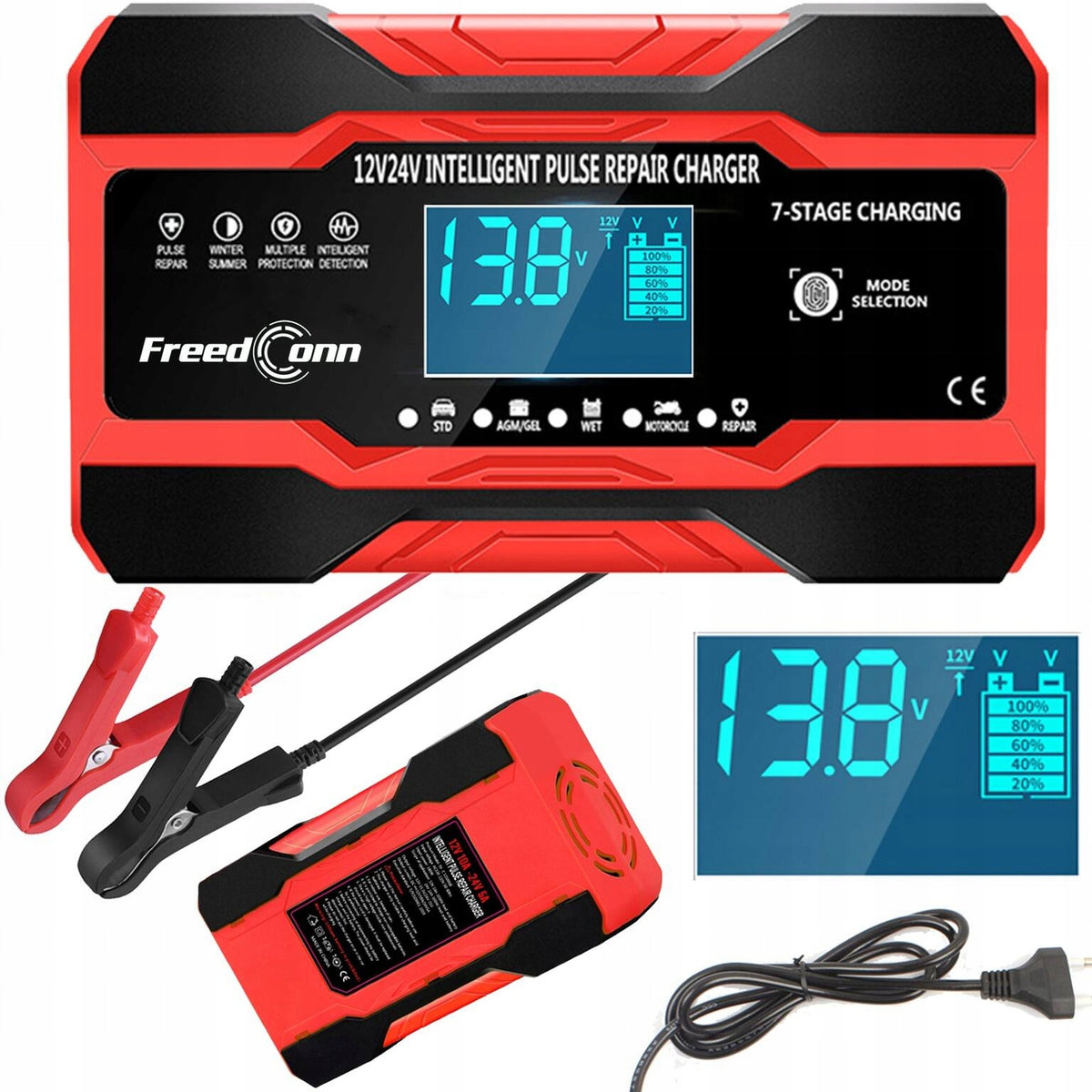 Battery Charger Cordless Rectifier FreedConn RJ-C 121001A