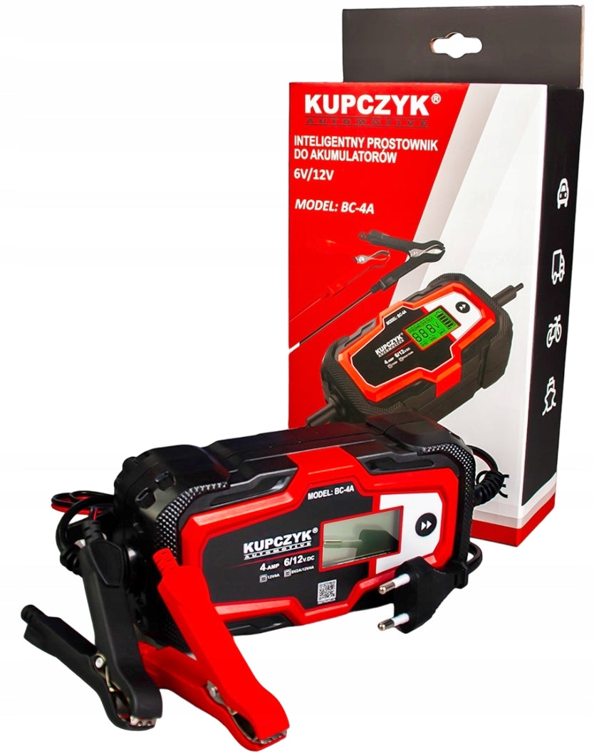 Battery charging rectifier automatic 6/12A 4A BC-4A Kupczyk