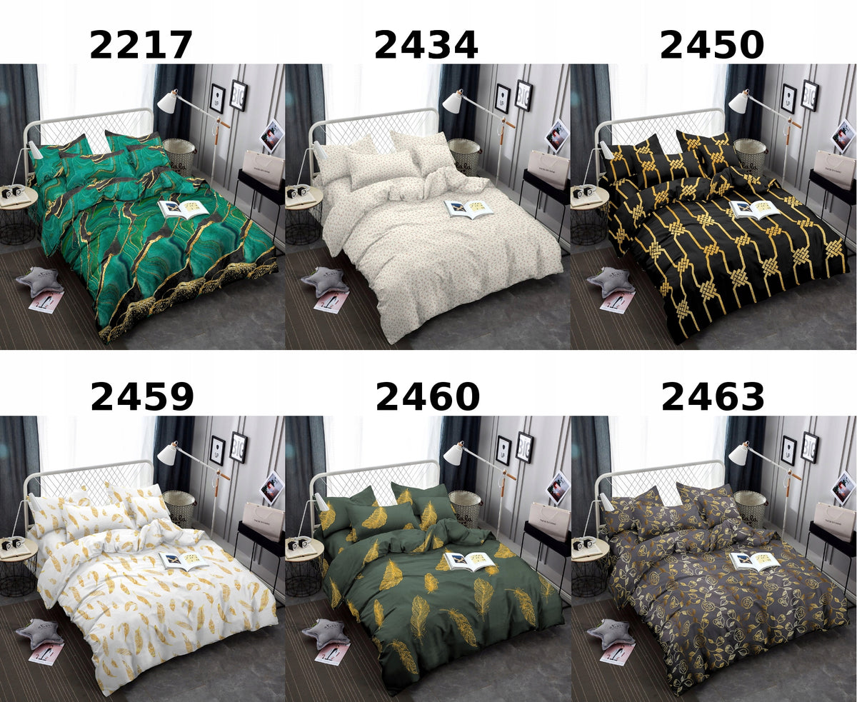 Bedding 140x200 Bedding Set 2-Piece 3D Flowers Multiple Patterns Packaging status original