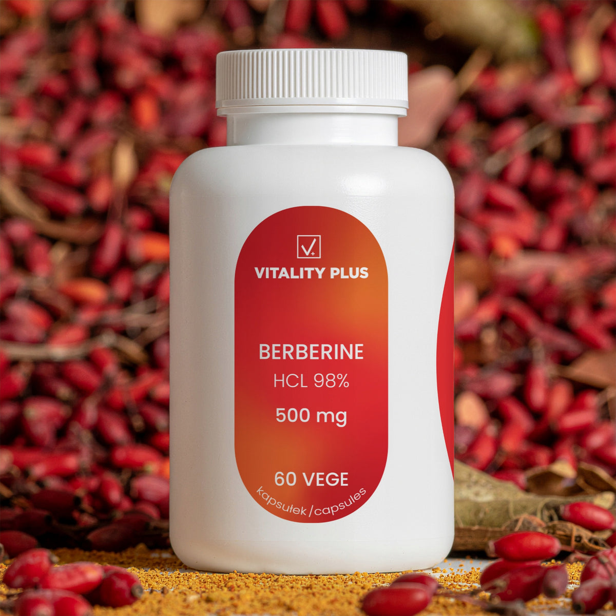 Berberine HCL 98% Extract 500mg Set - METABOLISM DIABETES WEIGHT LOSS Packaging status original