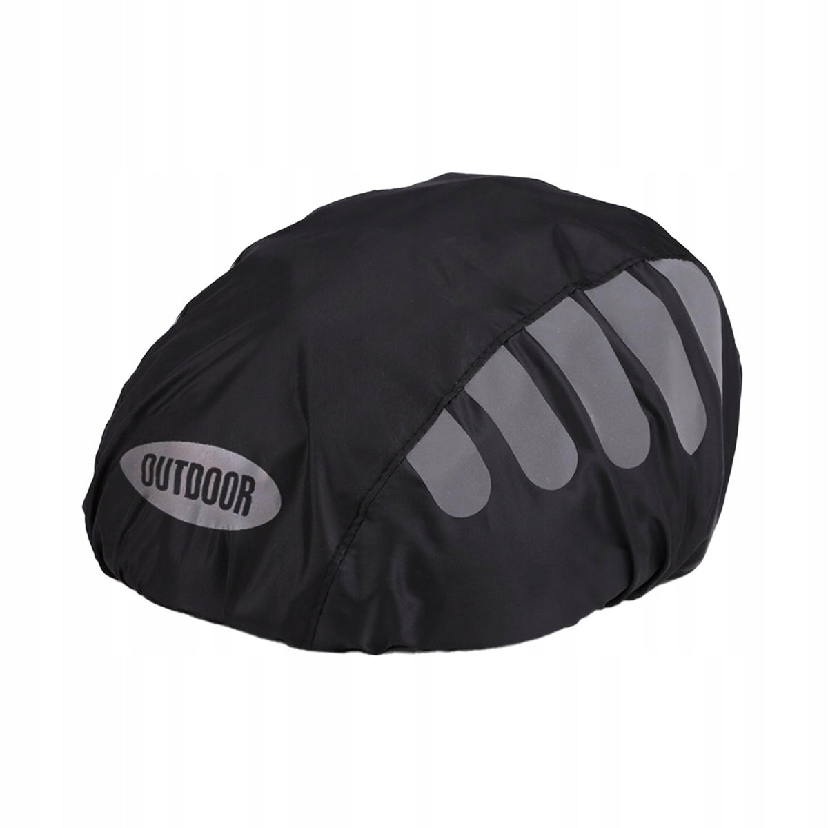 Bicycle Helmet Protection, Bicycle Helmet Cover, Light, Reflective Black