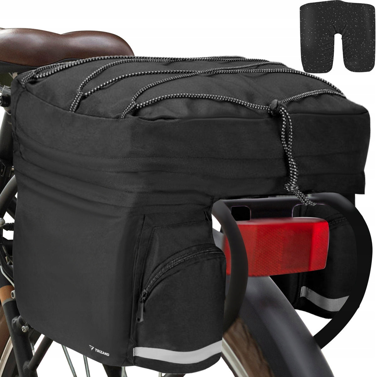 Bicycle Pouch Luggage Bag Waterproof Bike Spacious 60l Large Rear
