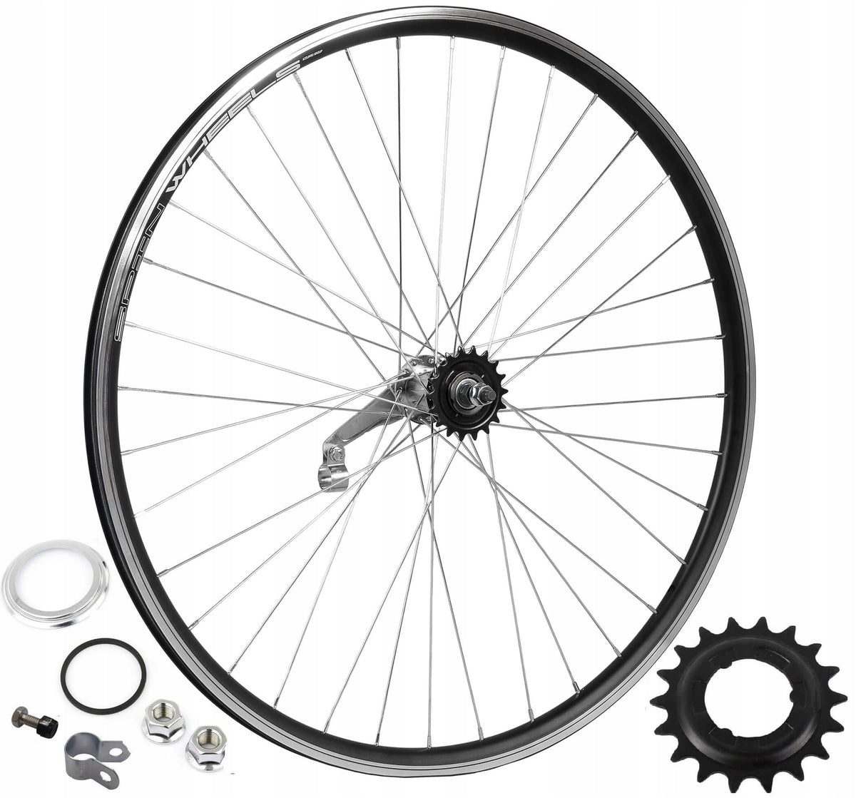 Bicycle Wheel Complete Rear TORPEDO 28 Inch Reinforced Conical