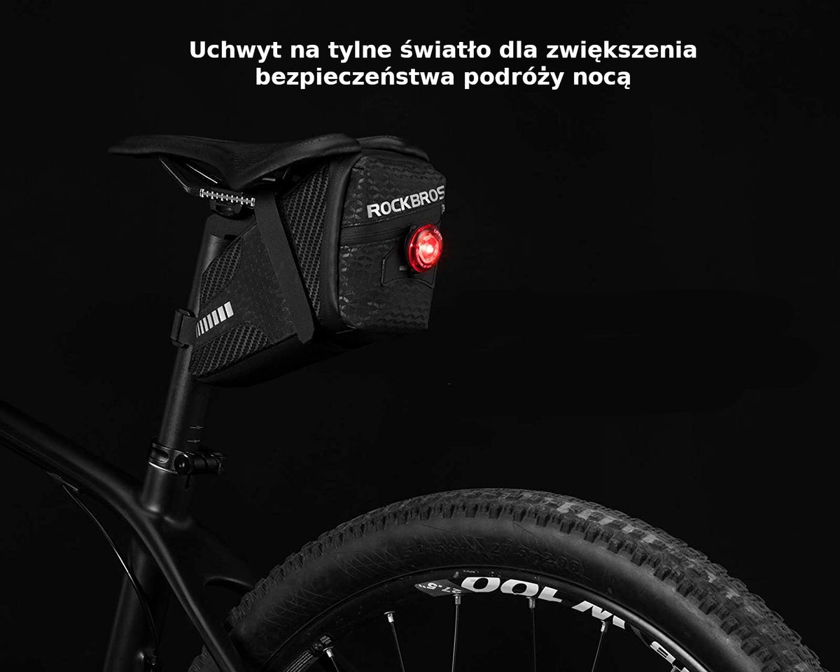Bicycle bag ROCKBROS seat bag C29-BK Color black