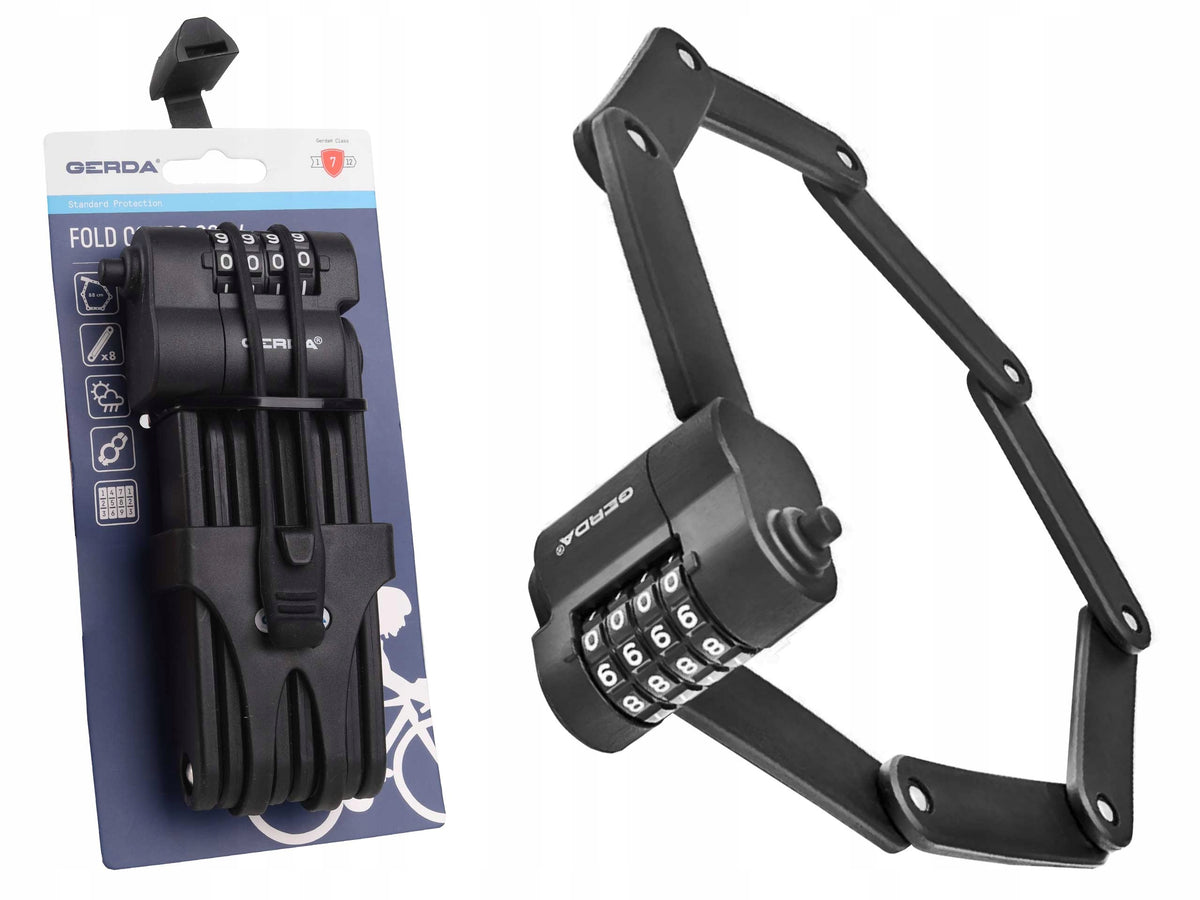 Bicycle lock GERDA FOLD COMBO 880V for cipher