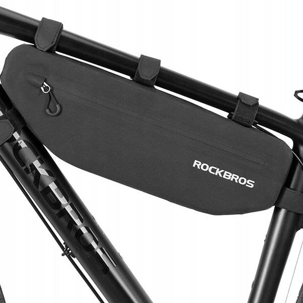 Bicycle pouch Rockbros AS-043 with Velcro 3l - black