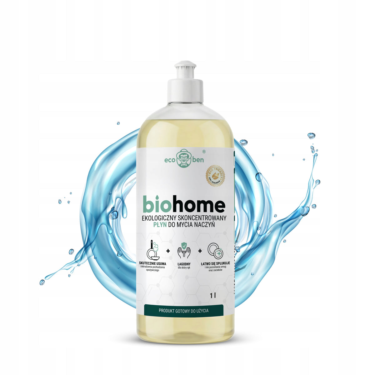 BioHome Dishwashing Liquid Concentrated Fat Sensitive Skin 1L