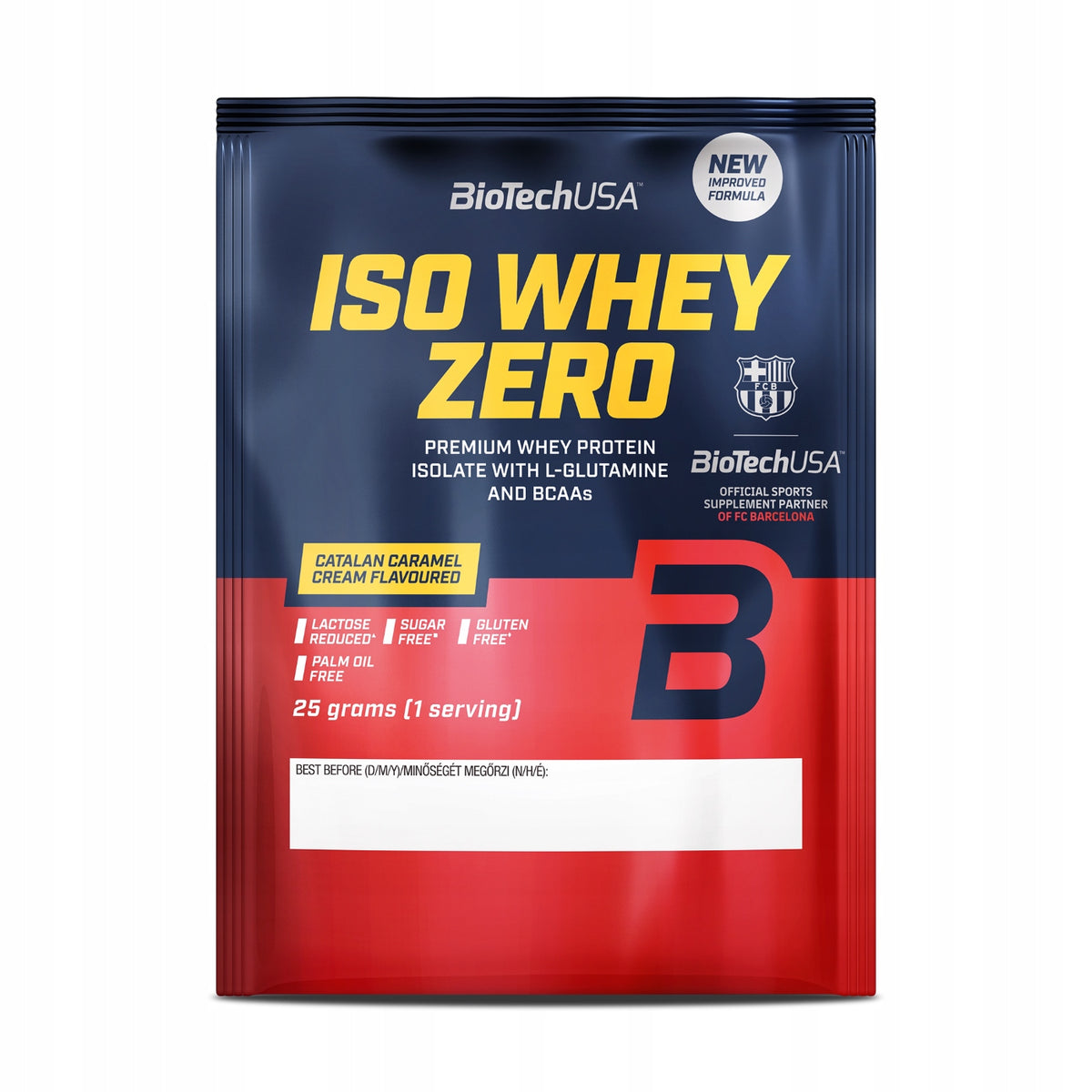 BioTech Iso Whey Zero 25g Catalan Caramel Cream Protein Conditioner Isolate WPI