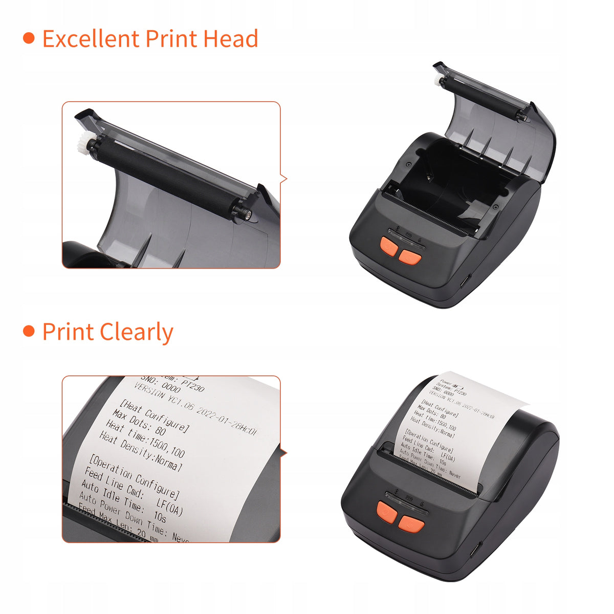 Bisofice Pickup Printer Portable 58mm Mobile VR Printer Printing technology other