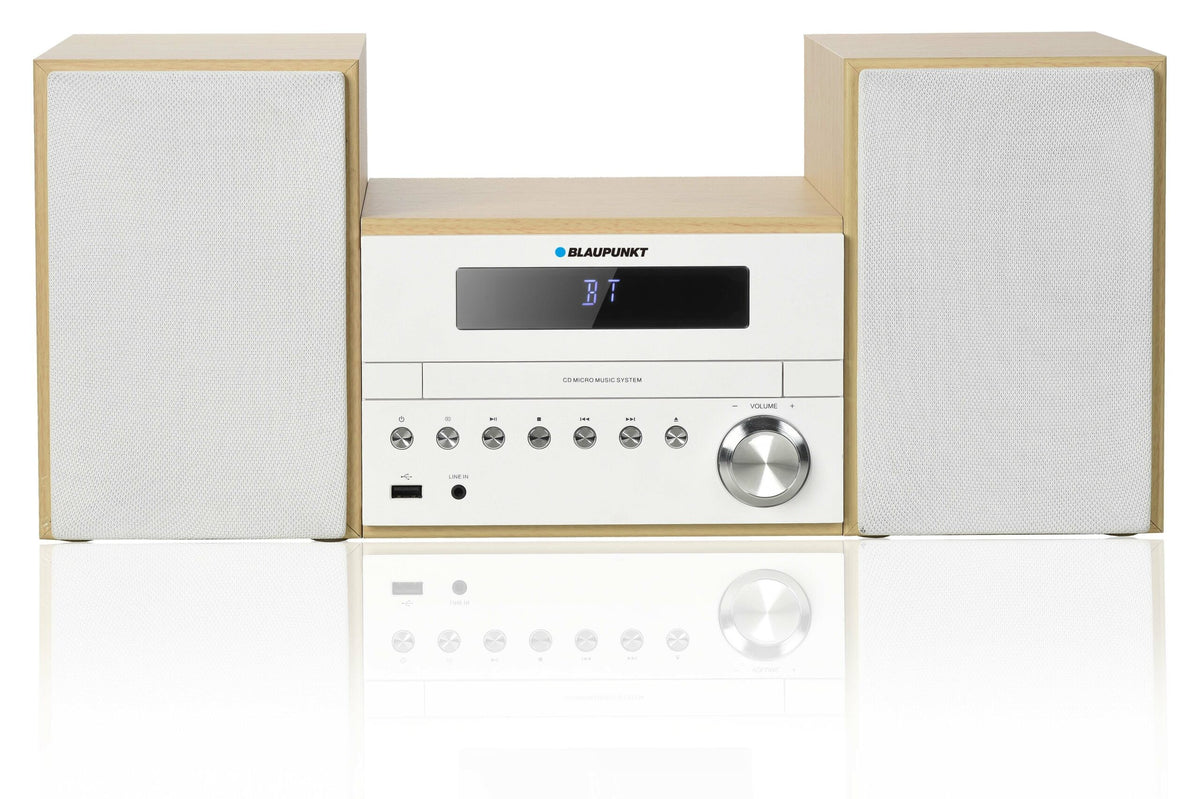 Blaupunkt MS45BT Micro Tower with Bluetooth CD USB FM Remote Control Tower 2x50W RMS Manufacturer code MS45BT