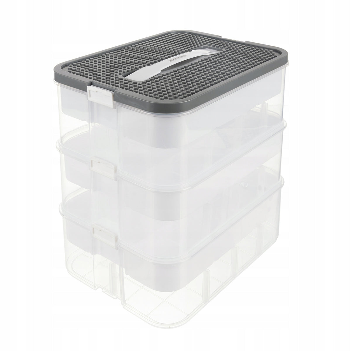 Block Box Container Organizer Compartments 3 Levels Floor 22l Large Packaging status original