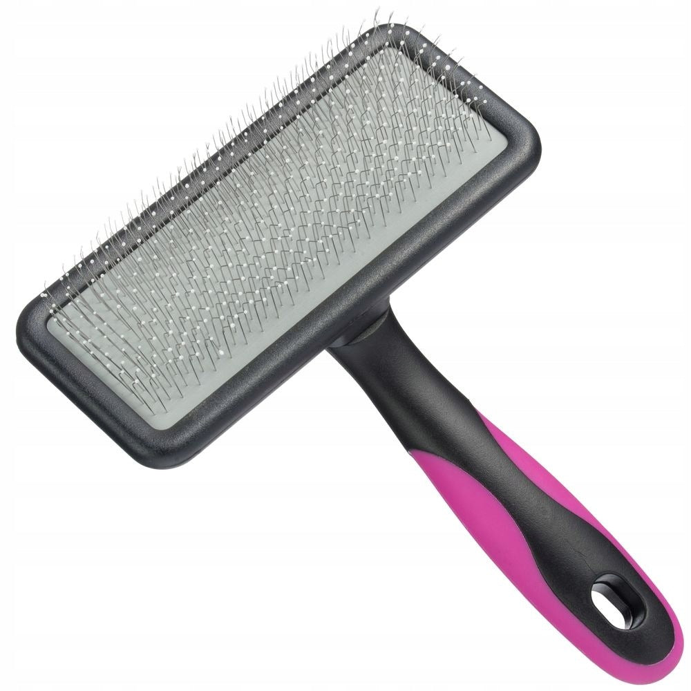 Blovi Large Ball Pin Slicker Poodle Brush with Safe Pins Large