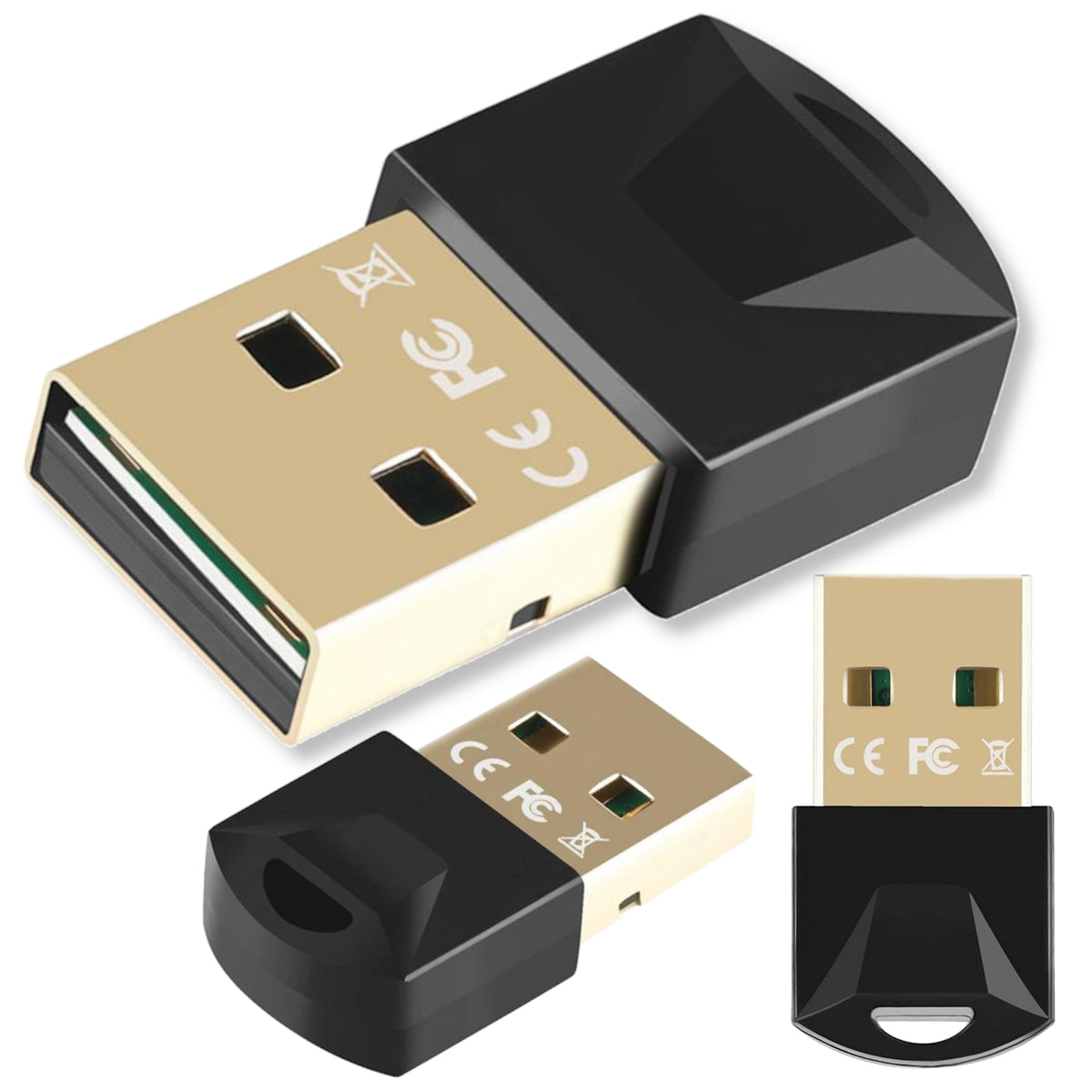 Bluetooth 5.0 Adapter + EDR USB 2.0 Dongle Receiver 20m BT Card
