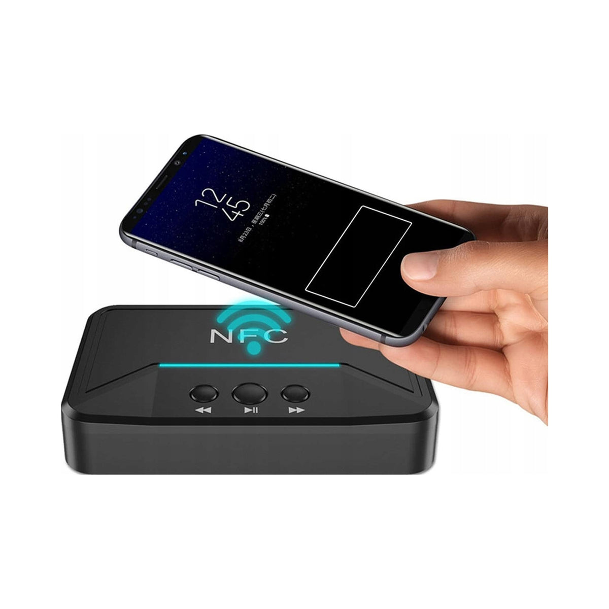 Bluetooth 5.0 adapter with NFC AUX RCA USB, 15 m range