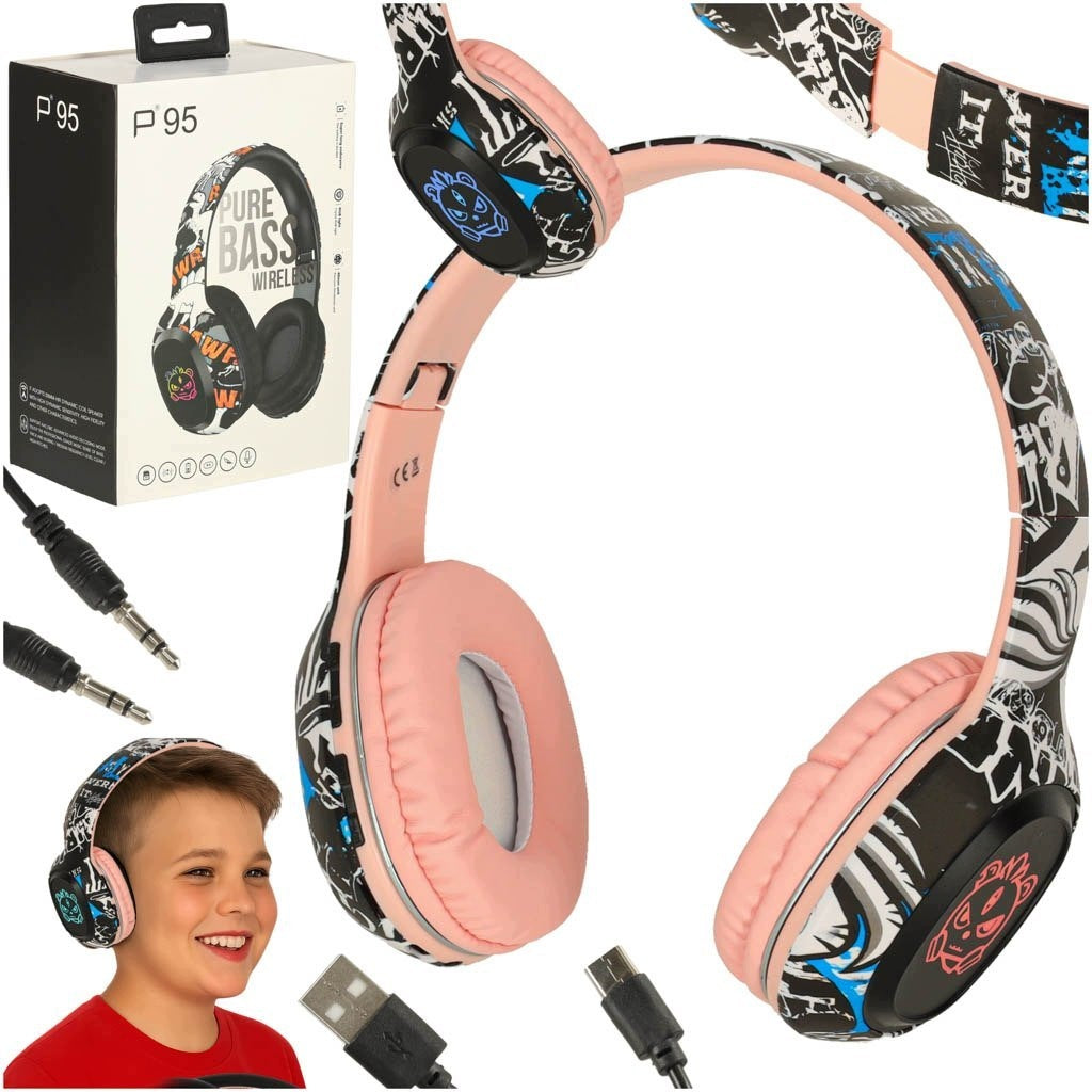 Bluetooth RGB On-Ear Gaming Headphones