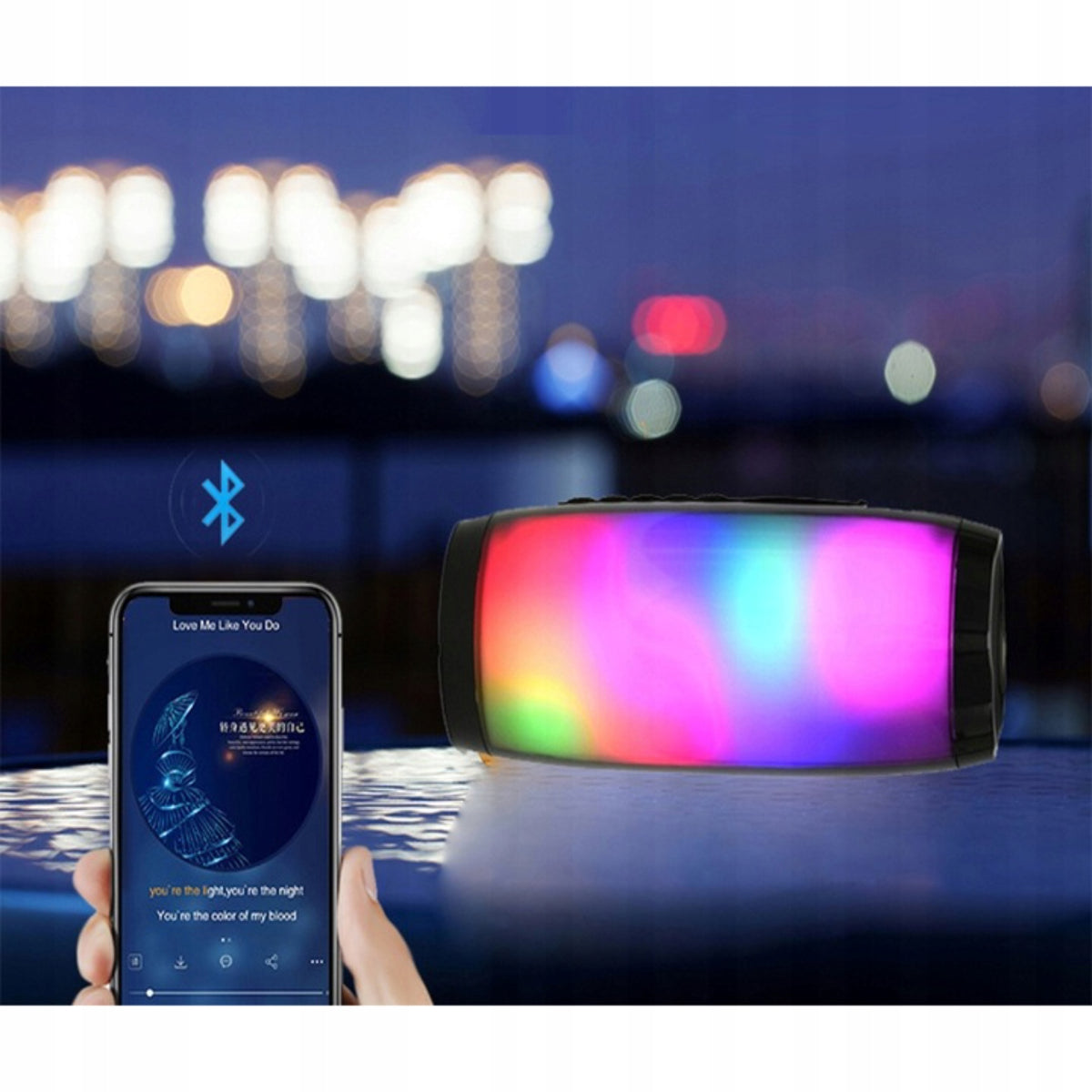 Bluetooth Speaker BOOMBOX Mobile USB RADIO LED MP3 Wireless Portable EAN (GTIN) 3590565432127