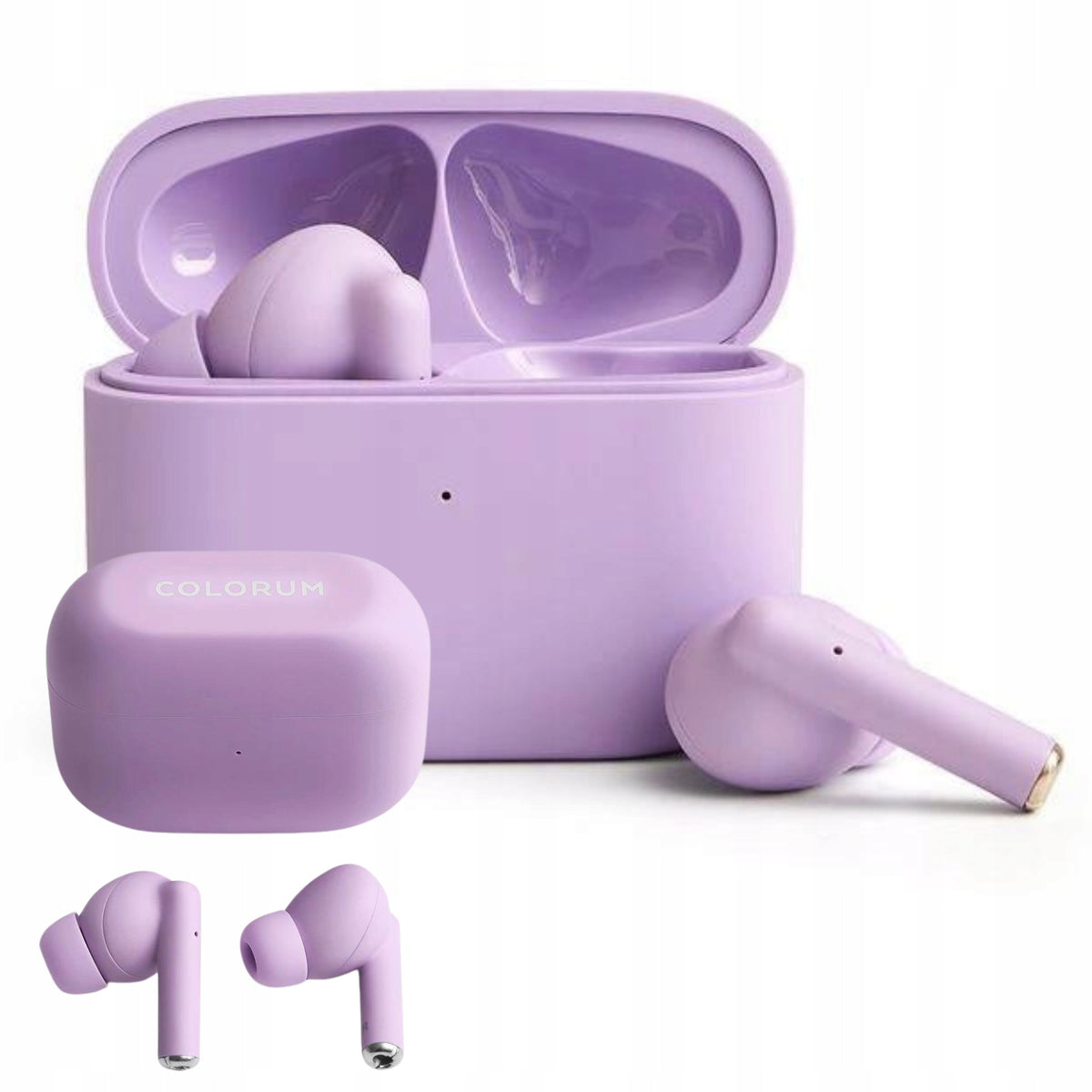Bluetooth Wireless In-Ear Headphones TWS Purple Colorum