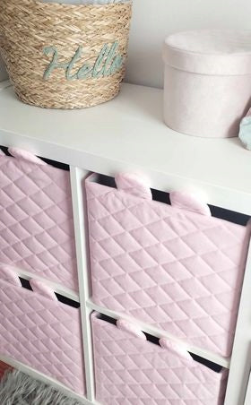 Box Container Toy basket powder pink